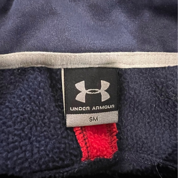 Under Armour Navy and Red University of Dayton Flyers Quarter-Zip size small - Picture 16 of 16